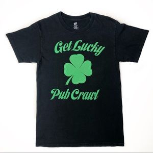“Get Lucky” custom crew neck tee